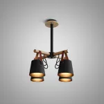 Люстра на штанге NATURA C4 black