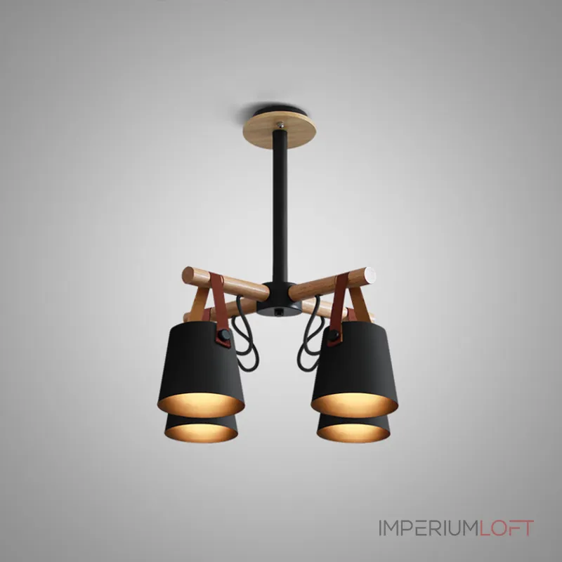 Люстра на штанге NATURA C4 black Люстра на штанге NATURA C4 black