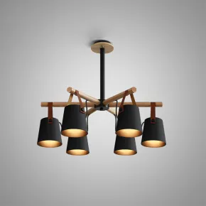 Люстра на штанге NATURA C6 black Люстра на штанге NATURA C6 black