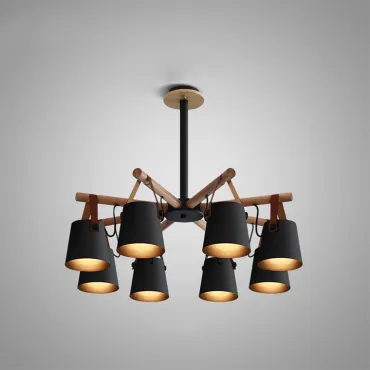 Люстра на штанге NATURA C8 black