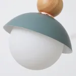 Подвесной светильник POMPON WOOD Голубой от ImperiumLoft