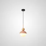 Подвесной светильник POMPON WOOD Розовый от ImperiumLoft