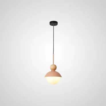 Подвесной светильник POMPON WOOD Розовый