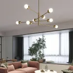 Люстра на штанге SALME L6 A Black