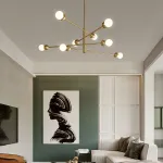 Люстра на штанге SALME L6 A Black