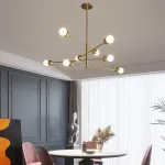 Люстра на штанге SALME L6 A Black