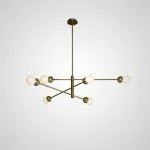 Люстра на штанге SALME L4 Black от ImperiumLoft