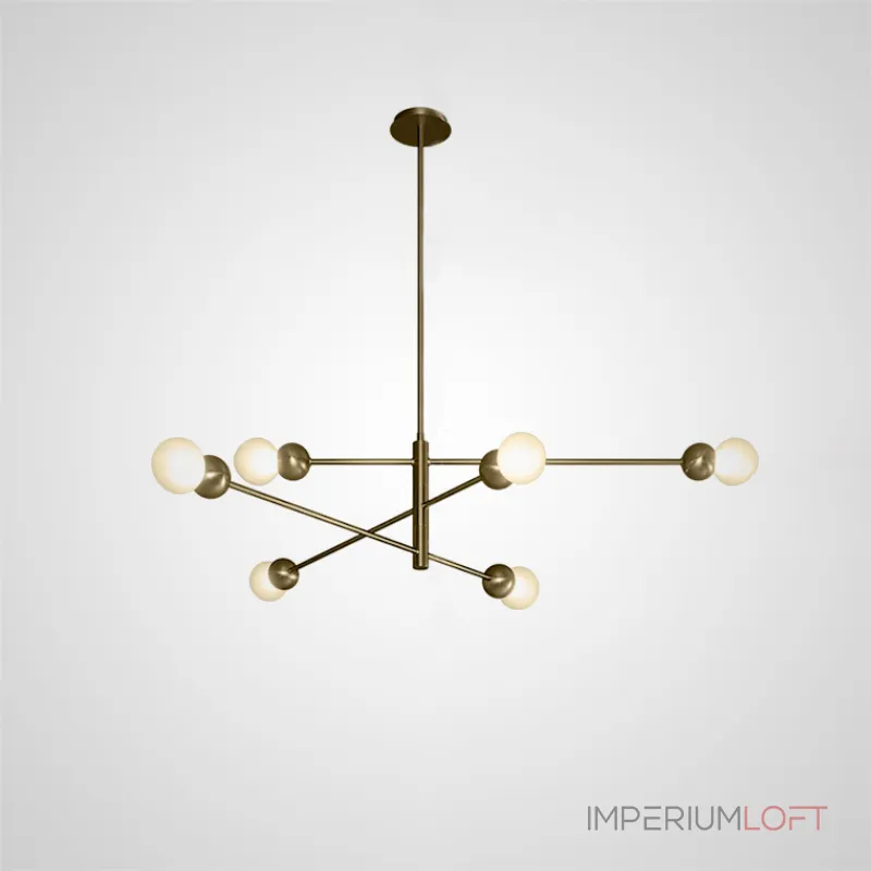 Люстра на штанге SALME L4 Black от ImperiumLoft Люстра на штанге SALME L4 Black от ImperiumLoft