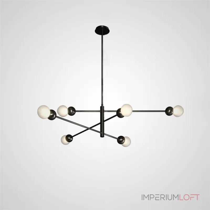Люстра на штанге SALME L4 Black от ImperiumLoft Люстра на штанге SALME L4 Black от ImperiumLoft