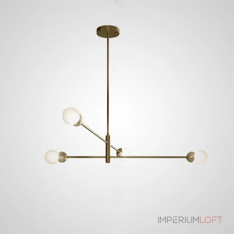 Люстра на штанге SALME L4 Black от ImperiumLoft Люстра на штанге SALME L4 Black от ImperiumLoft