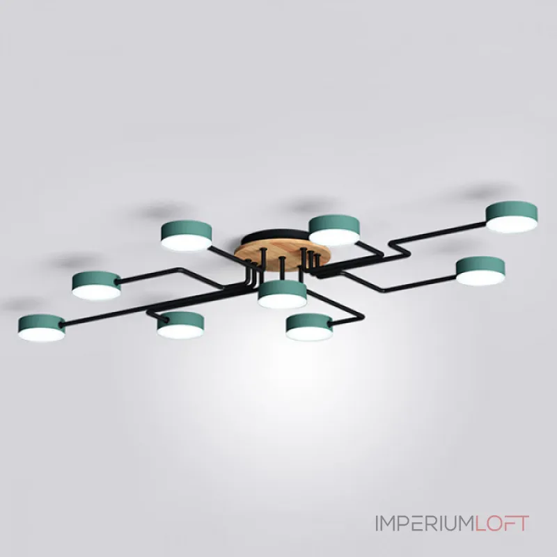 Потолочная люстра SCHEME LED COLOR L132 Green от ImperiumLoft Потолочная люстра SCHEME LED COLOR L132 Green от ImperiumLoft