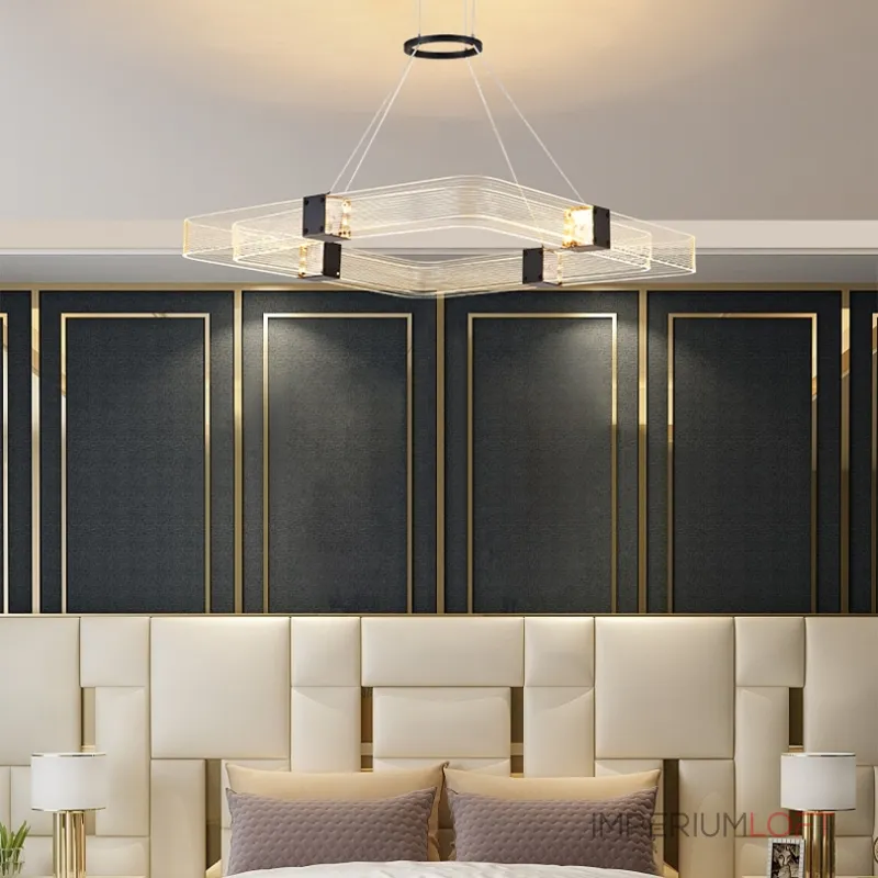 Подвесная светодиодная люстра SENSE POLYGON Подвесная светодиодная люстра SENSE POLYGON