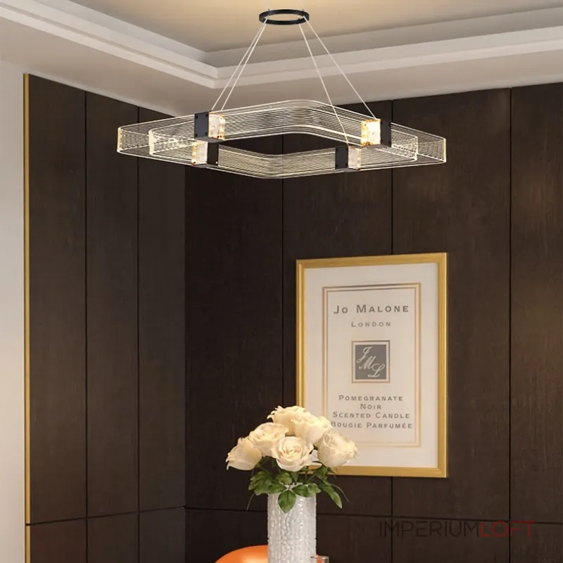 Подвесная светодиодная люстра SENSE POLYGON Подвесная светодиодная люстра SENSE POLYGON