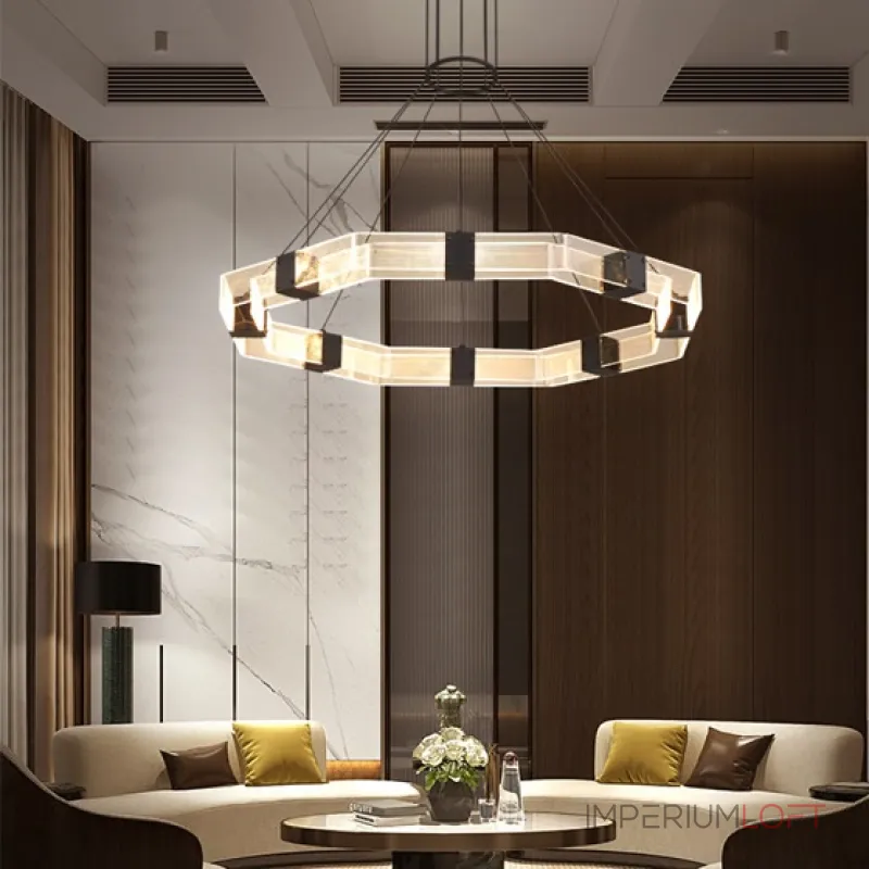 Подвесная светодиодная люстра SENSE POLYGON Подвесная светодиодная люстра SENSE POLYGON