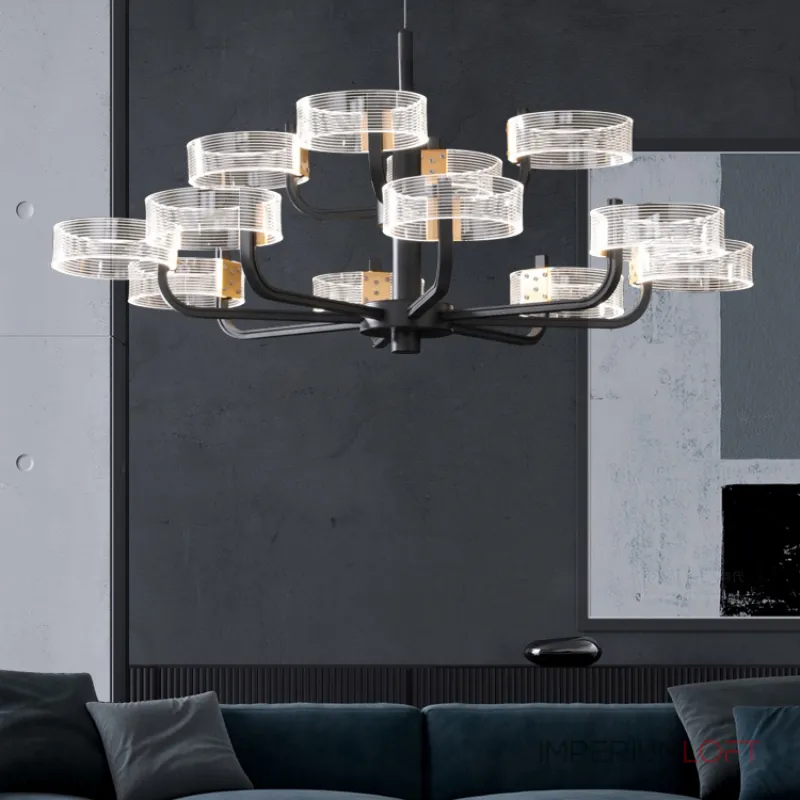 Подвесная светодиодная люстра SENSE RINGS Подвесная светодиодная люстра SENSE RINGS