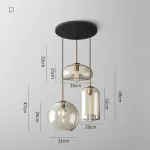 Подвесной светильник VILMO TRIO E