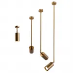 Точечный светильник на потолочной стойке LINO B от ImperiumLoft