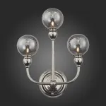 Настенный светильник с тремя шарообразными плафонами из стекла дымчатого цвета BREMER WALL от ImperiumLoft