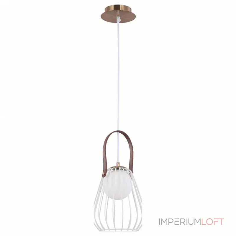 Подвесной светильник EKER White c оригинальным плафоном от ImperiumLoft