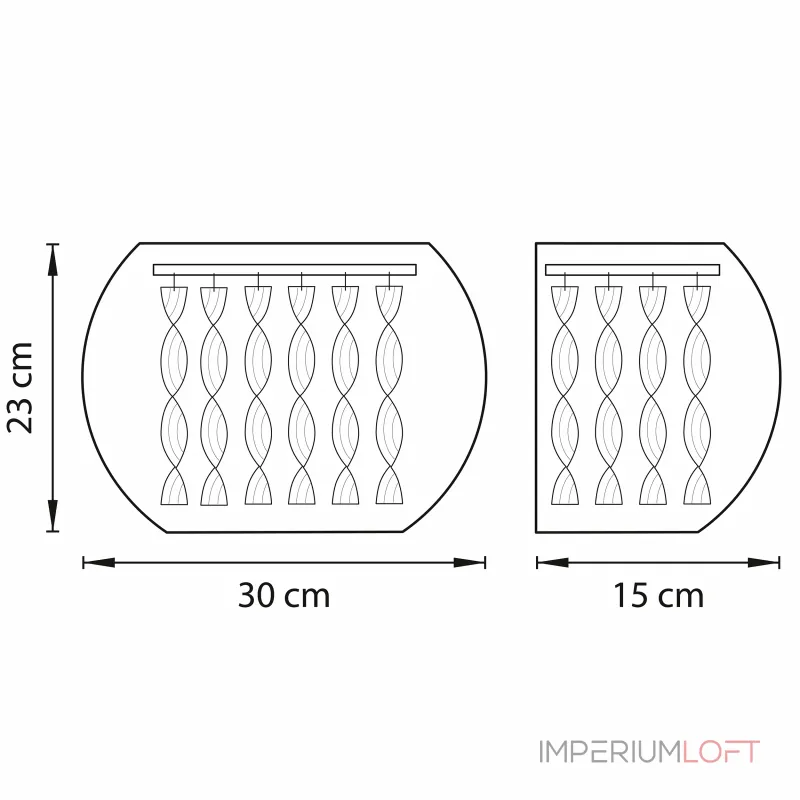 Бра AMORI WALL от ImperiumLoft