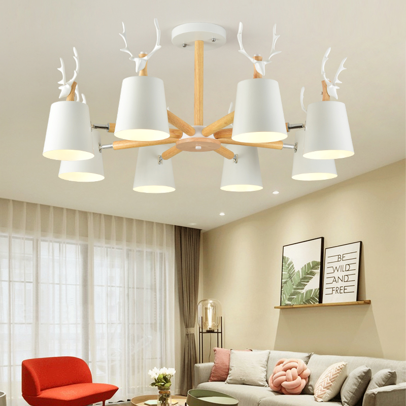 Потолочная люстра DEER B8 White Потолочная люстра DEER B8 White