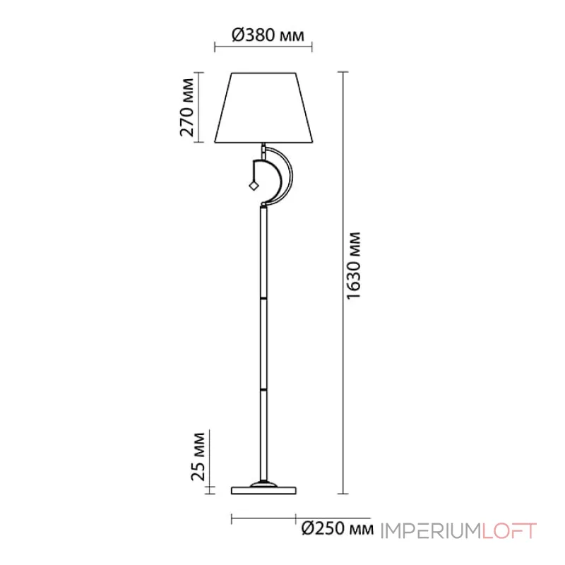 Торшер GVENET FL от ImperiumLoft