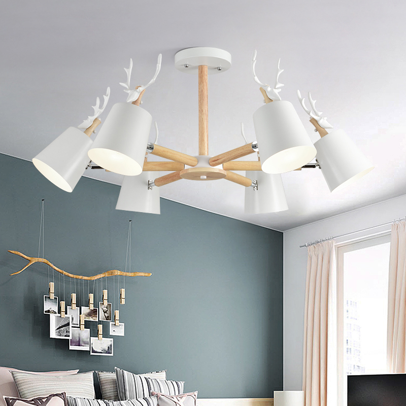 Потолочная люстра DEER B8 White Потолочная люстра DEER B8 White