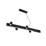 Реечный светильник с поворотными плафонами на широкой планке ATLEY от ImperiumLoft