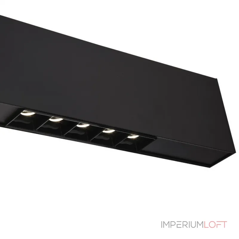 Реечный светильник с поворотными плафонами на широкой планке ATLEY от ImperiumLoft