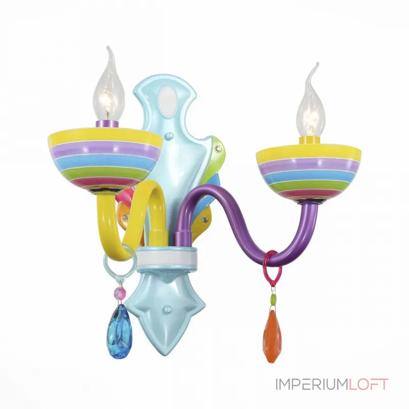 Разноцветный настенный светильник RAINBOW WALL 5 от ImperiumLoft
