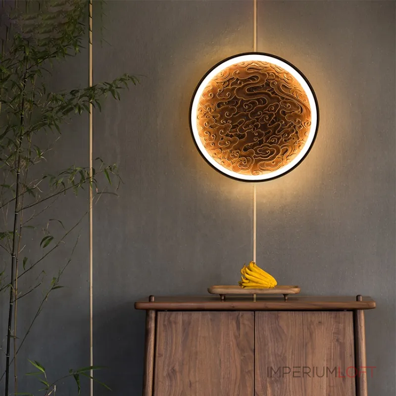 Настенный светодиодный светильник RODA WALL D50 Light Brown от ImperiumLoft