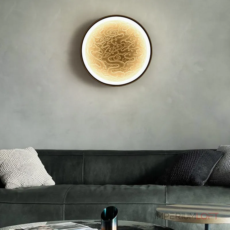 Настенный светодиодный светильник RODA WALL D50 Light Brown от ImperiumLoft