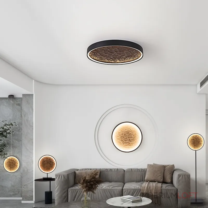 Настенный светодиодный светильник RODA WALL D50 Light Brown от ImperiumLoft