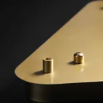 Потолочное крепление из металла треугольной формы CEILING MOUNT 7 white от ImperiumLoft