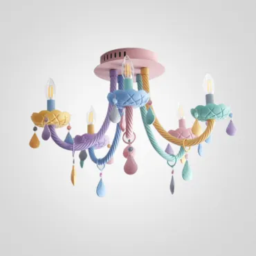 Потолочная люстра RAINBOW SHORT 5 lamps Потолочная люстра RAINBOW SHORT 5 lamps