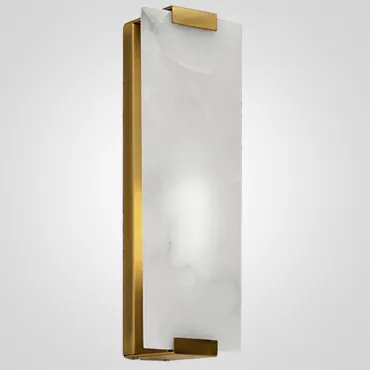 Бра Marble Rectangle Wall Lamp Brass Бра Marble Rectangle Wall Lamp Brass