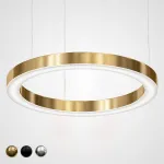 Люстра Light Ring Horizontal D80 Золото от ImperiumLoft