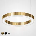 Люстра Light Ring Horizontal D60 Золото от ImperiumLoft