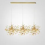 Подвесной светильник Tezani Argent Suspension Linear Gold 3 L110