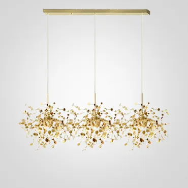 Подвесной светильник Tezani Argent Suspension Linear Gold 3 L110