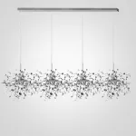 Подвесной светильник Tezani Argent Suspension Linear 4 L140