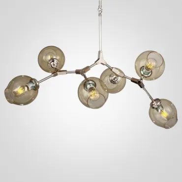 Люстра на штанге Branching Bubble Chandelier 6 Amber Люстра на штанге Branching Bubble Chandelier 6 Amber
