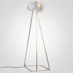 Торшер White glass trap floor lamp от ImperiumLoft