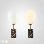 Настольная лампа Marble Fire balloon от ImperiumLoft