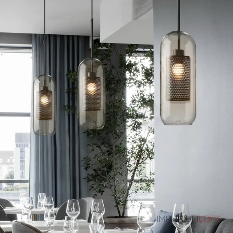 Подвесной светильник CATCH AMBER Ball M D24