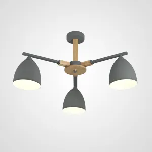 Потолочная люстра NOA 3 Gray