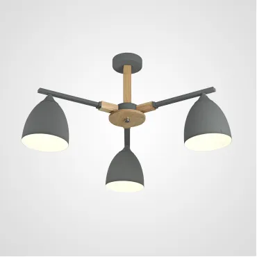 Потолочная люстра NOA 3 Gray