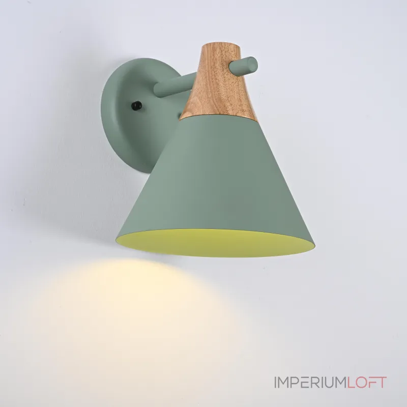 Настенный светильник NOD WALL Green от ImperiumLoft