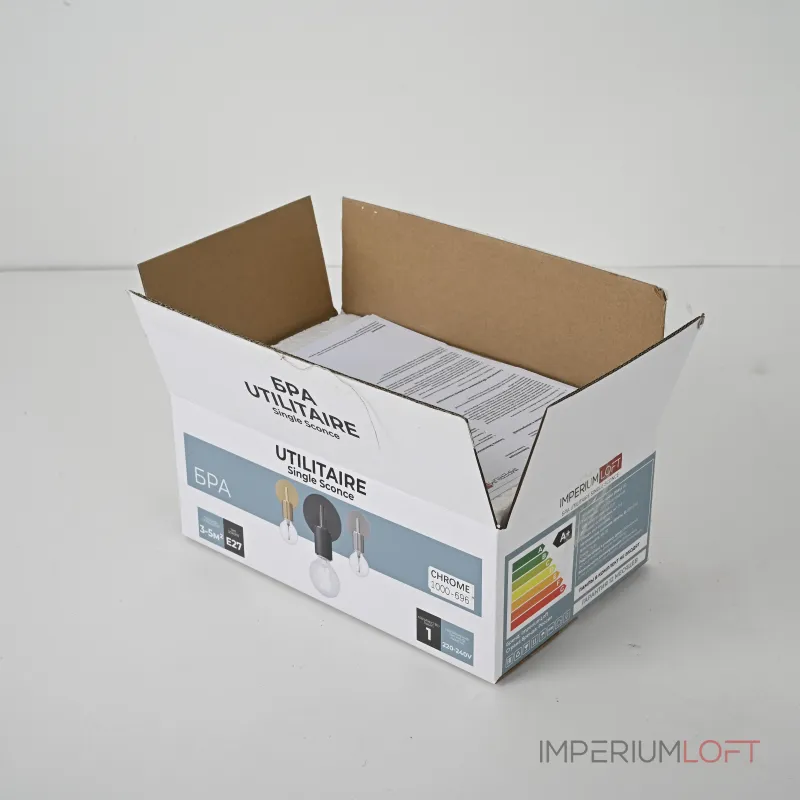 Бра RH Utilitaire Single Sconce Silver от ImperiumLoft Бра RH Utilitaire Single Sconce Silver от ImperiumLoft