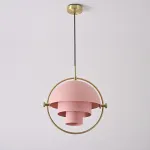 Подвесной светильник Louis Weisdorff Gubi Multi-lite Pendant Pink